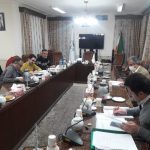 جلسه کمیسیون درآمدی وبرنامه وبودجه شورای اسلامی شهر باحضور آقای فولادیان مسئول کمیسون  درآمدی واعضاء کمیسون بررسی تعرفه سال ۱۴۰۲