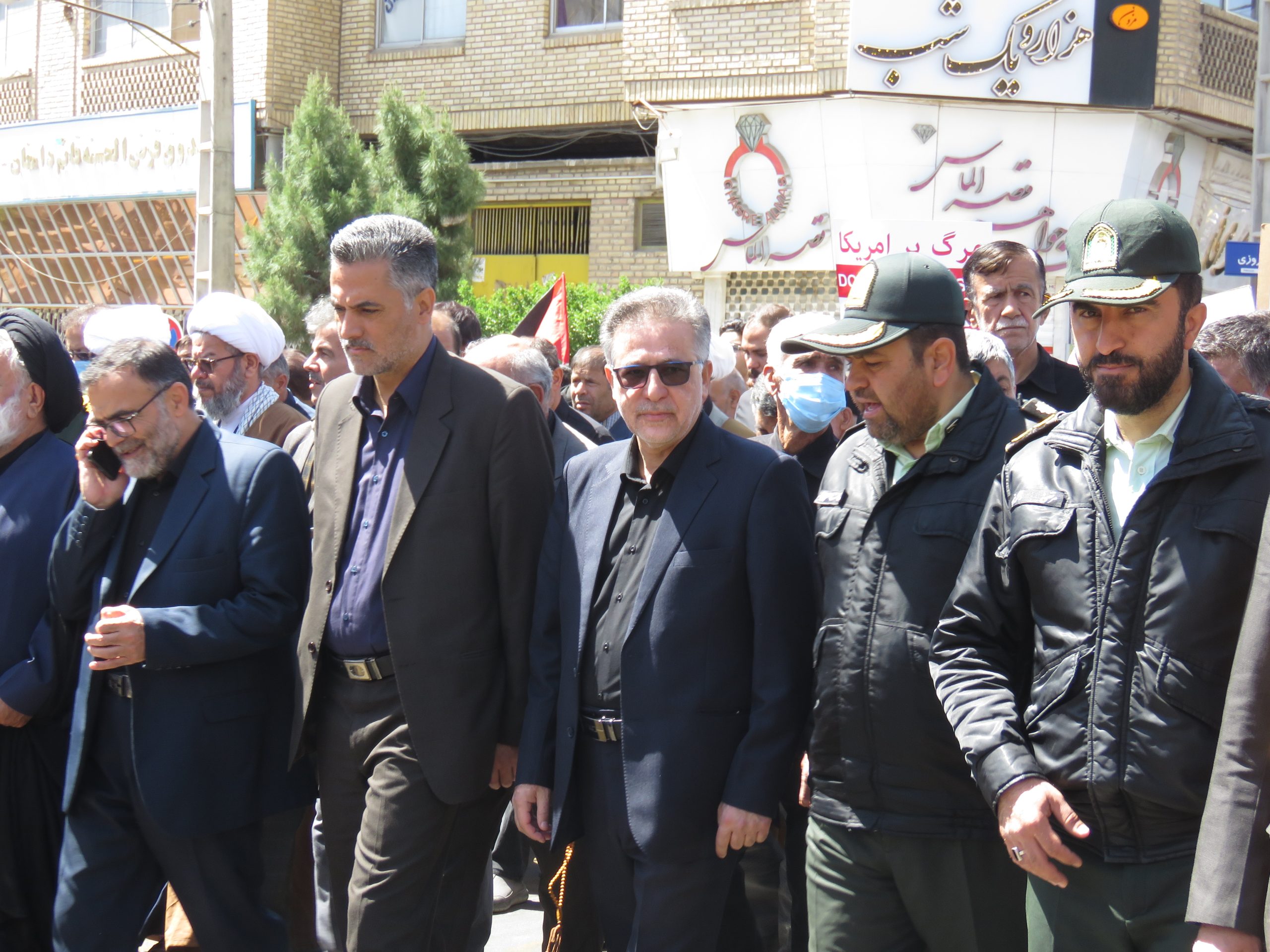 حضور اعضای محترم شورای اسلامی شهر  در راهپیمایی روز قدس